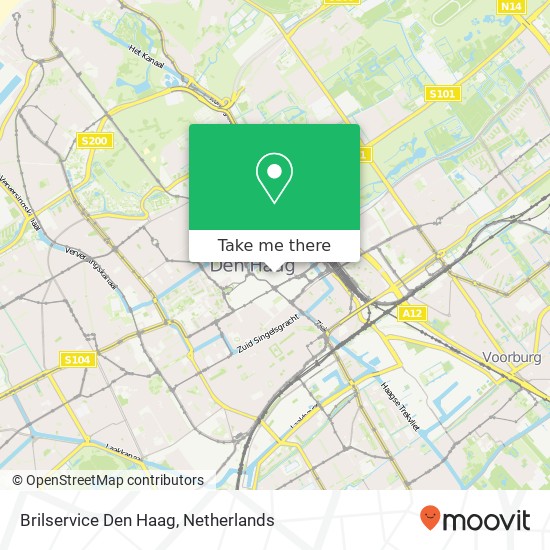 Brilservice Den Haag map