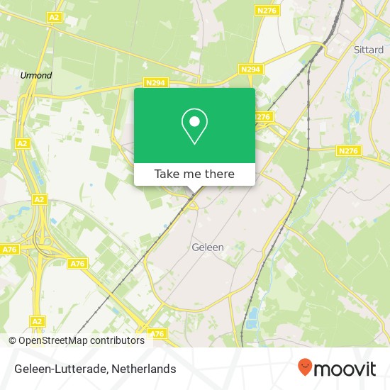 Geleen-Lutterade map