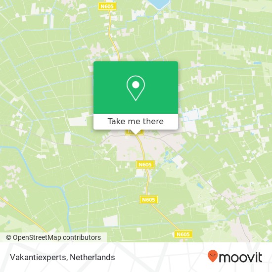 Vakantiexperts map