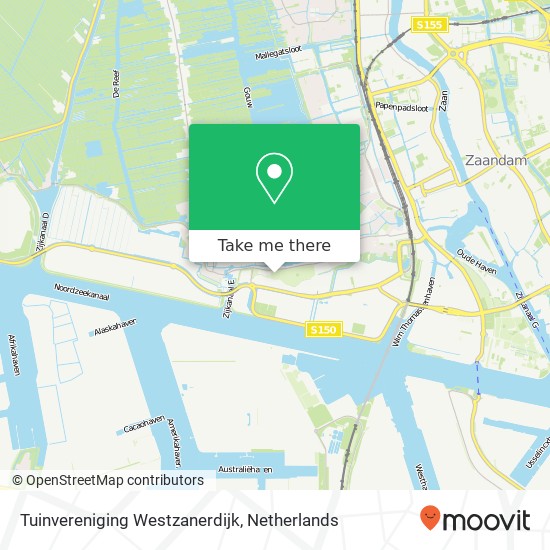 Tuinvereniging Westzanerdijk map