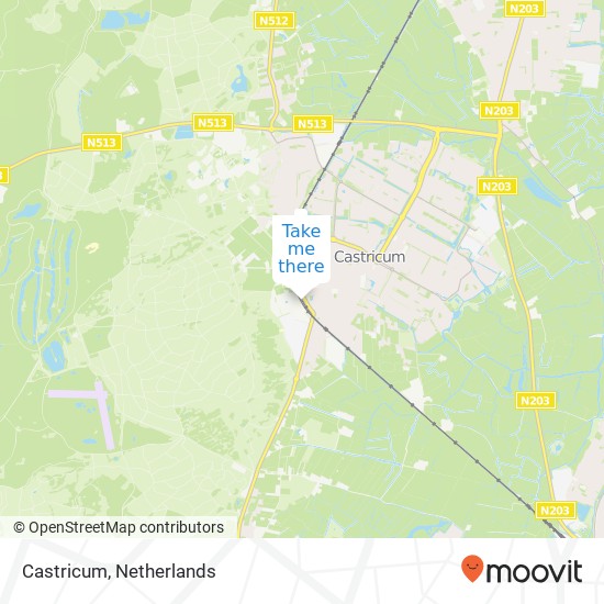 Castricum Karte