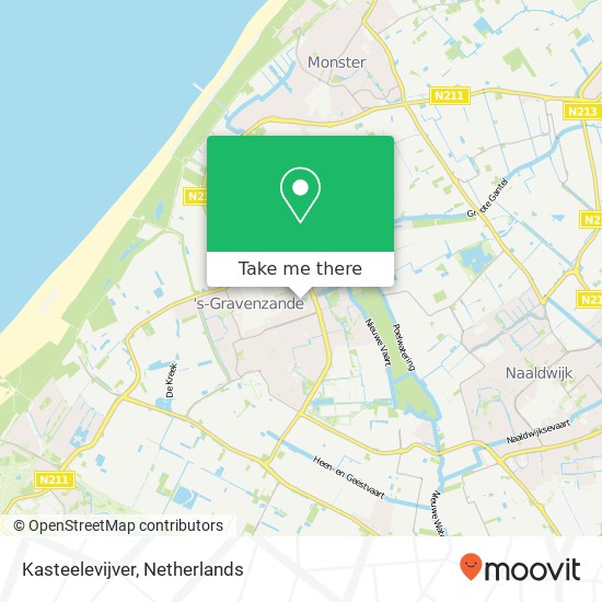 Kasteelevijver map