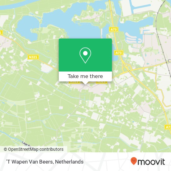 'T Wapen Van Beers map