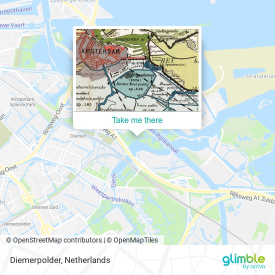 Diemerpolder map