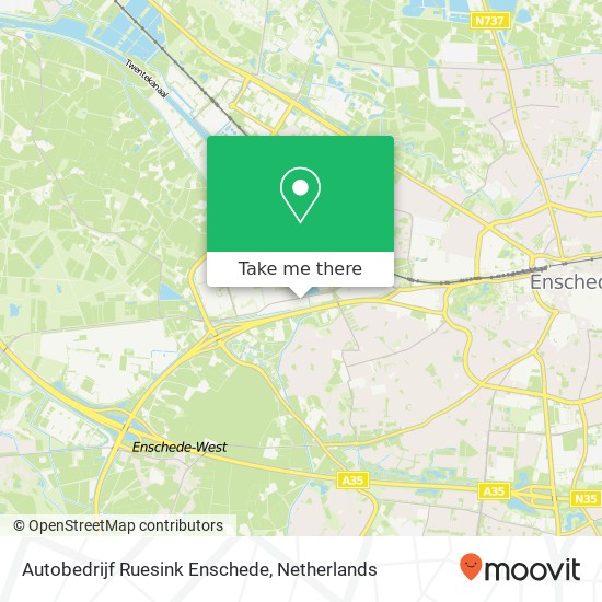 Autobedrijf Ruesink Enschede map