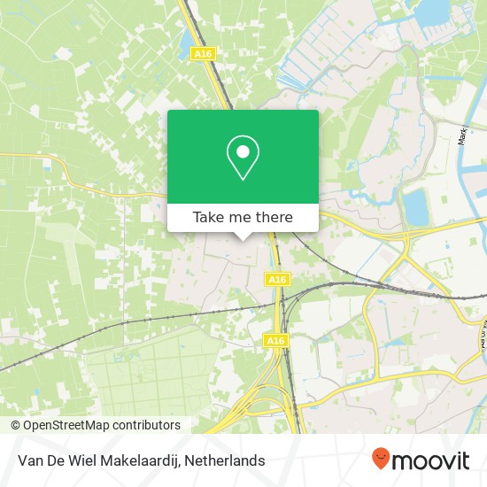 Van De Wiel Makelaardij map