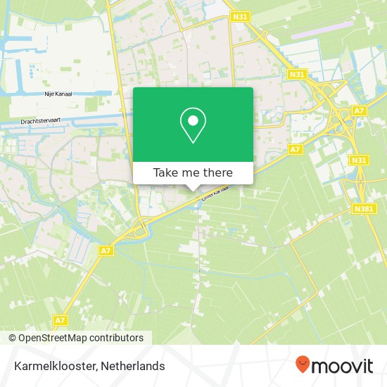 Karmelklooster map