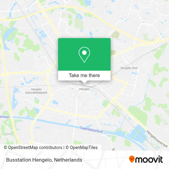 Busstation Hengelo map