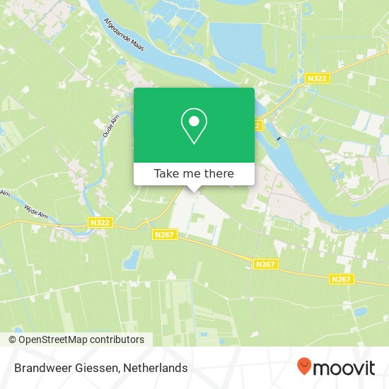 Brandweer Giessen map