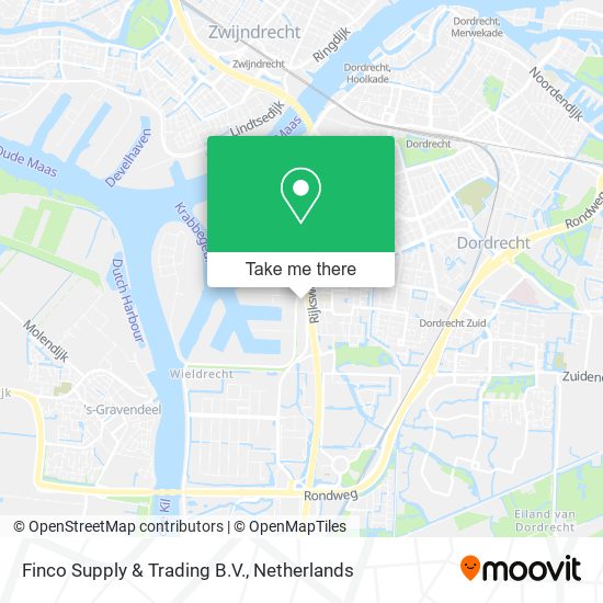 How to get Finco Supply & Trading B.V. in Dordrecht by Bus, Train, Metro or Light Rail?