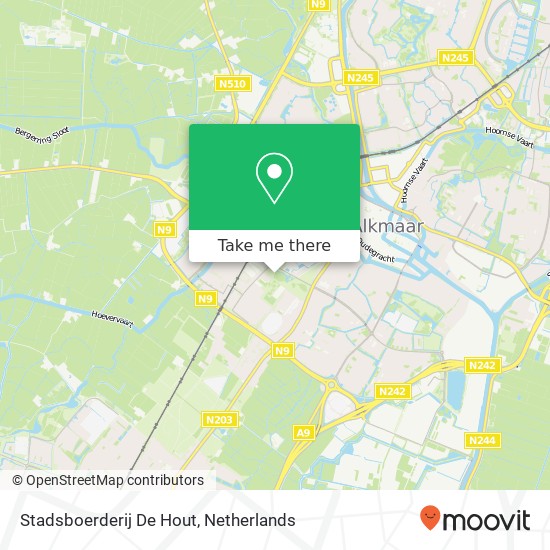 Stadsboerderij De Hout map