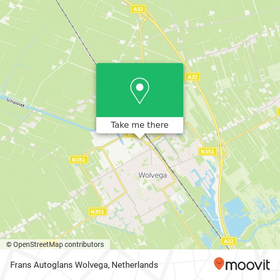 Frans Autoglans Wolvega map