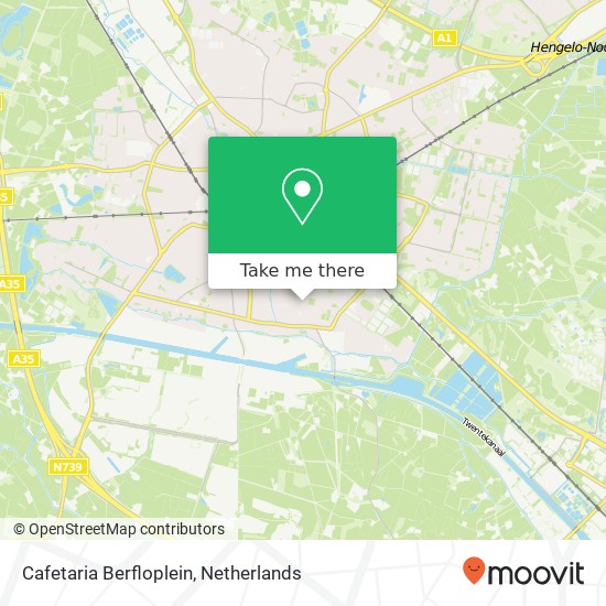 Cafetaria Berfloplein map