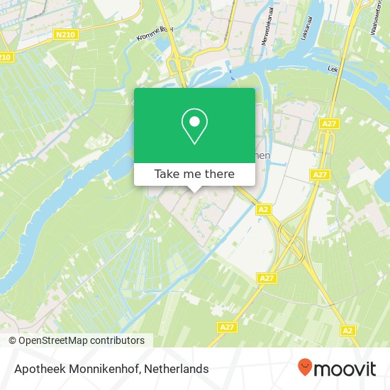 Apotheek Monnikenhof map