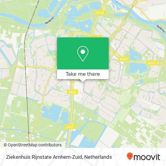 Ziekenhuis Rijnstate Arnhem-Zuid Karte