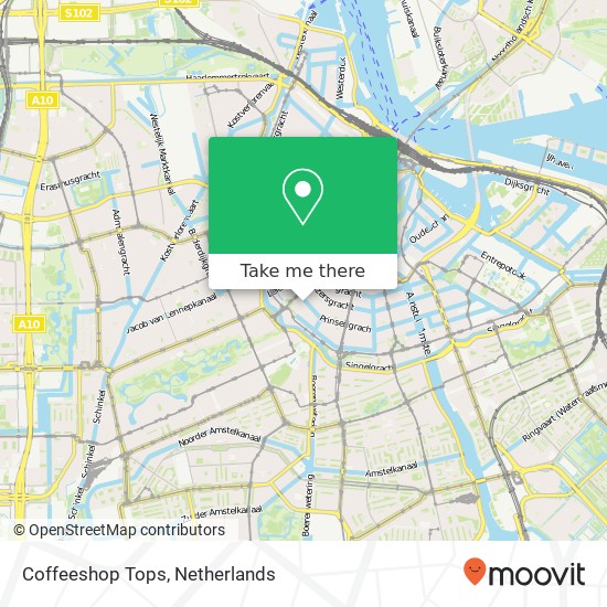 Coffeeshop Tops map