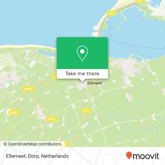 Ellemeet, Dorp map