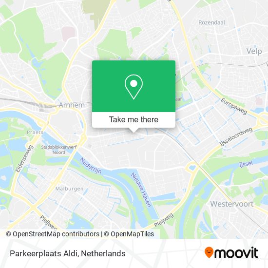 Parkeerplaats Aldi map