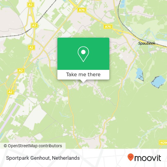 Sportpark Genhout map