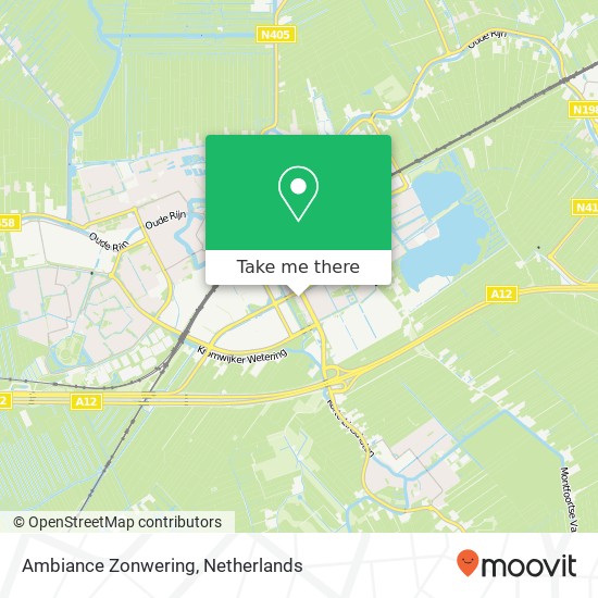 Ambiance Zonwering map