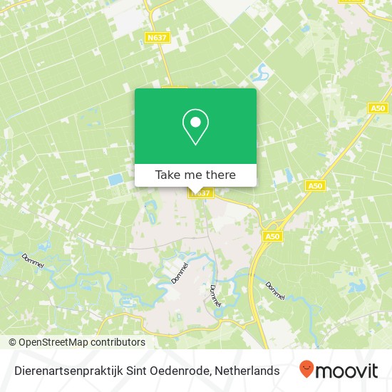 Dierenartsenpraktijk Sint Oedenrode map