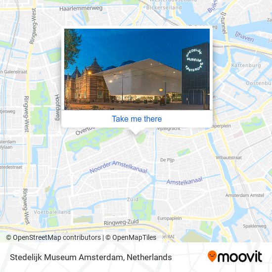 Stedelijk Museum Amsterdam Karte