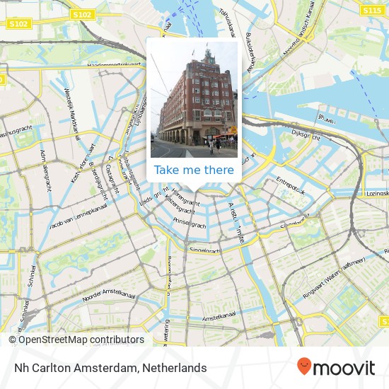 Nh Carlton Amsterdam Karte