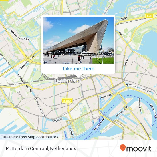 Rotterdam Centraal map