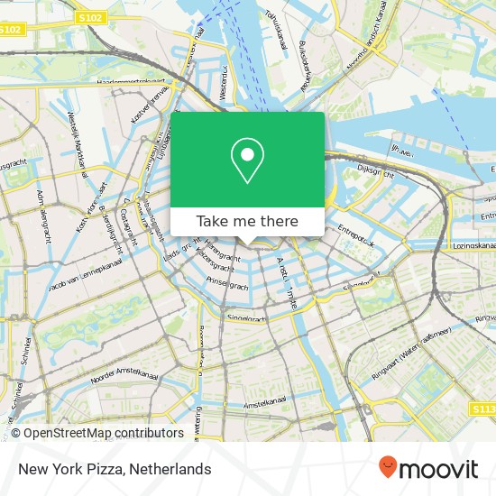 New York Pizza map