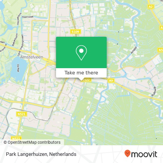 Park Langerhuizen Karte