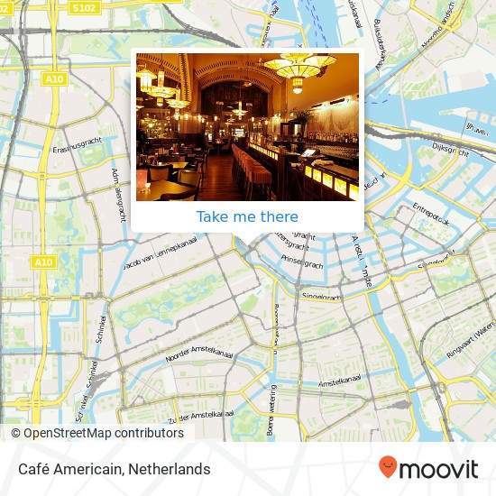 Café Americain map