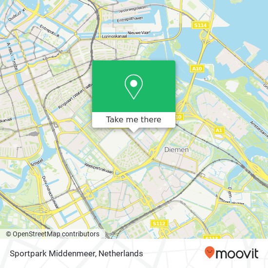 Sportpark Middenmeer map