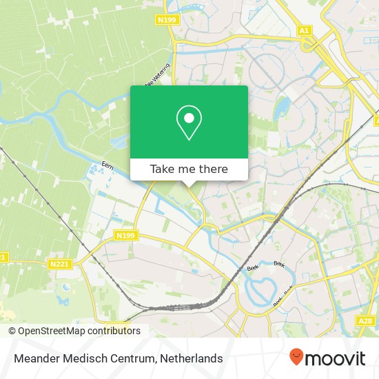 Meander Medisch Centrum map