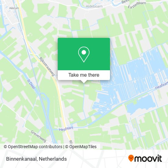 Binnenkanaal Karte