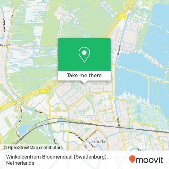 Winkelcentrum Bloemendaal (Swadenburg) map