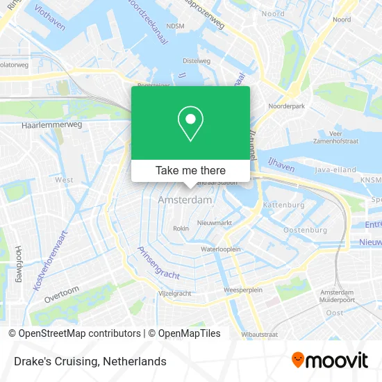 Drake's Cruising map