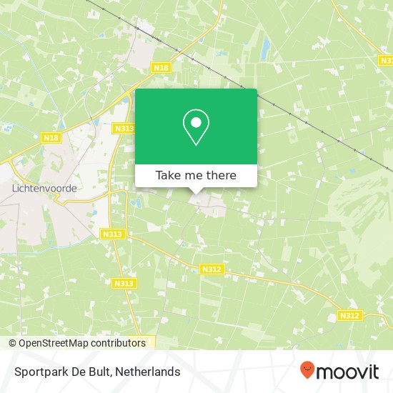 Sportpark De Bult map