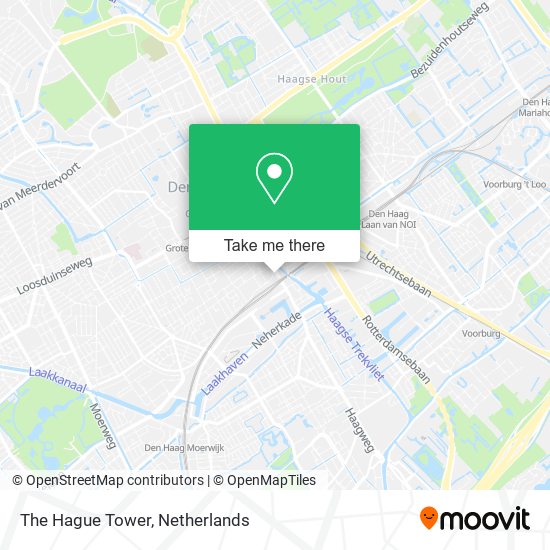 The Hague Tower map