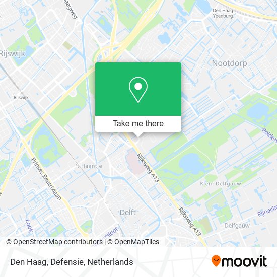 Den Haag, Defensie Karte