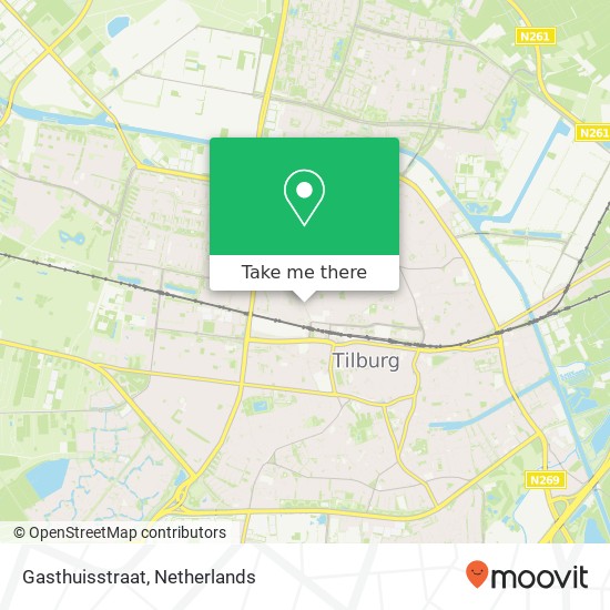 Gasthuisstraat map