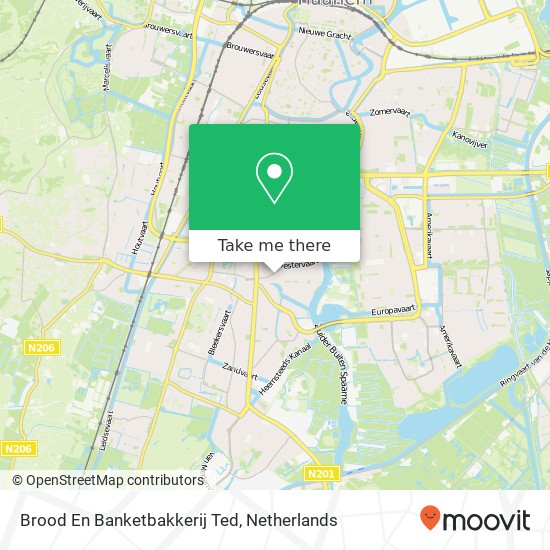 Brood En Banketbakkerij Ted map