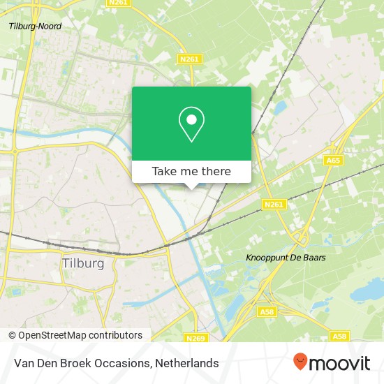 Van Den Broek Occasions Karte
