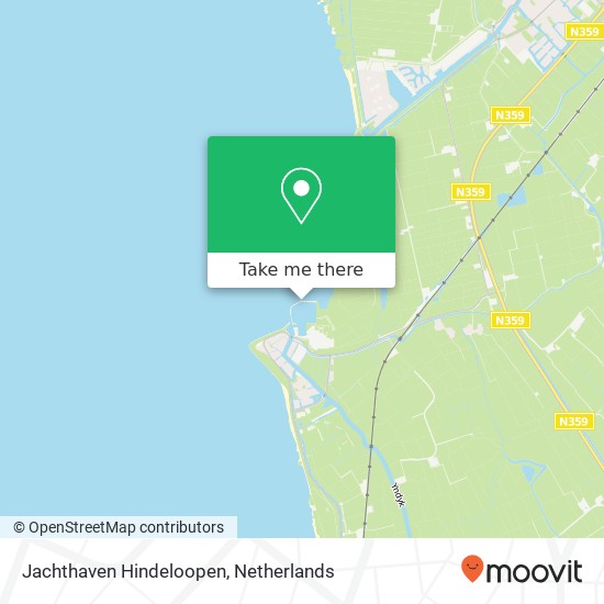 Jachthaven Hindeloopen map