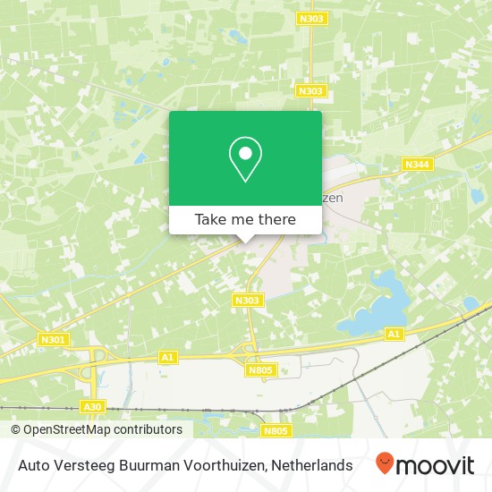 Auto Versteeg Buurman Voorthuizen map