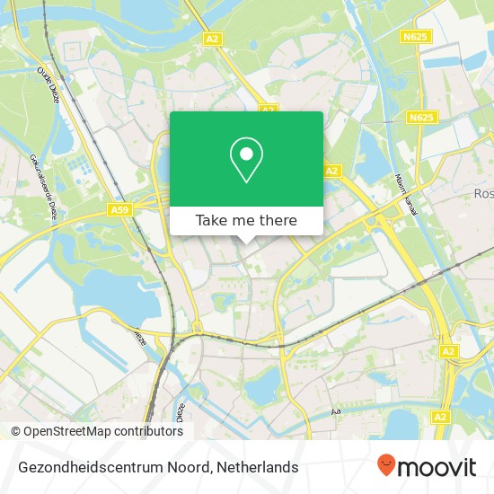 Gezondheidscentrum Noord Karte