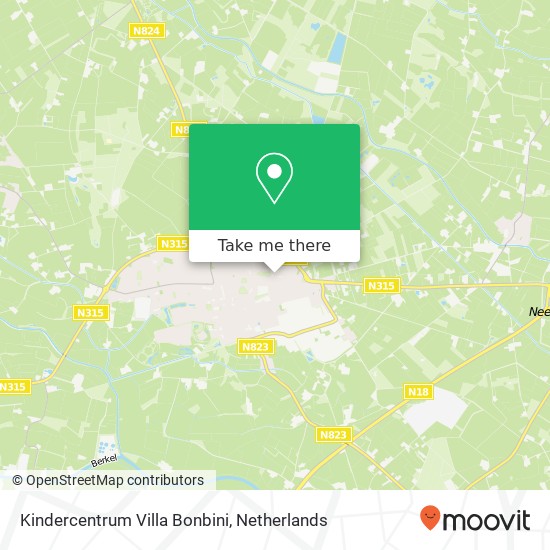 Kindercentrum Villa Bonbini map