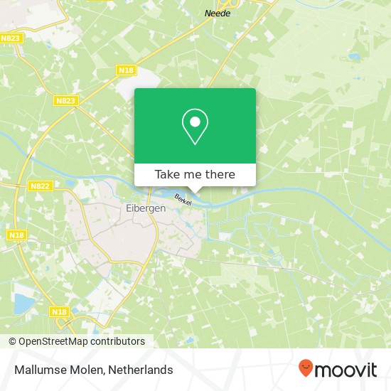 Mallumse Molen map