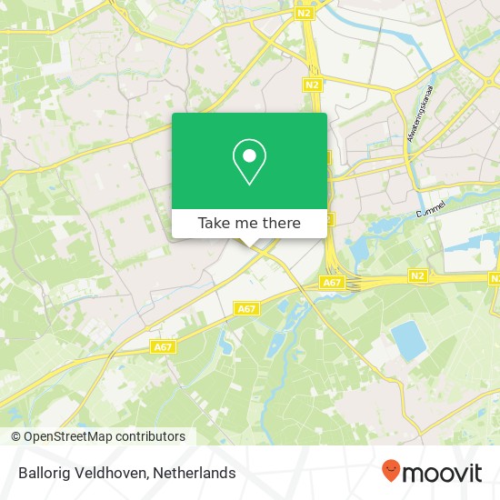 Ballorig Veldhoven map