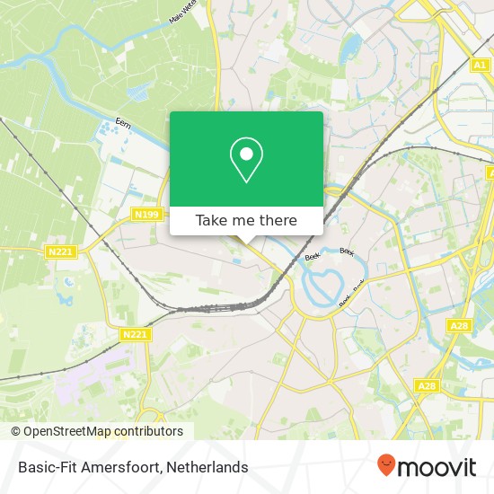 Basic-Fit Amersfoort Karte