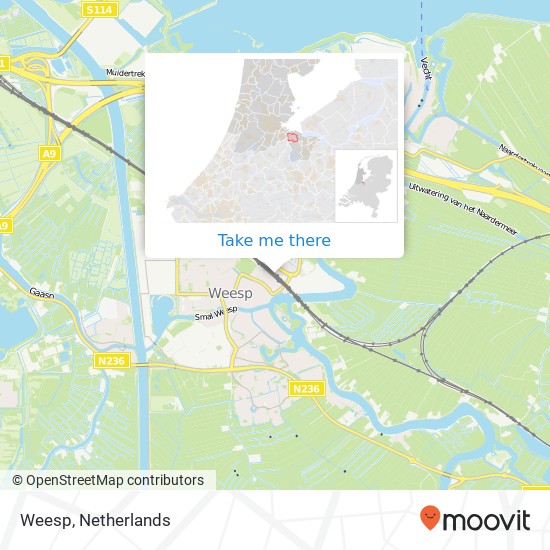 Weesp map